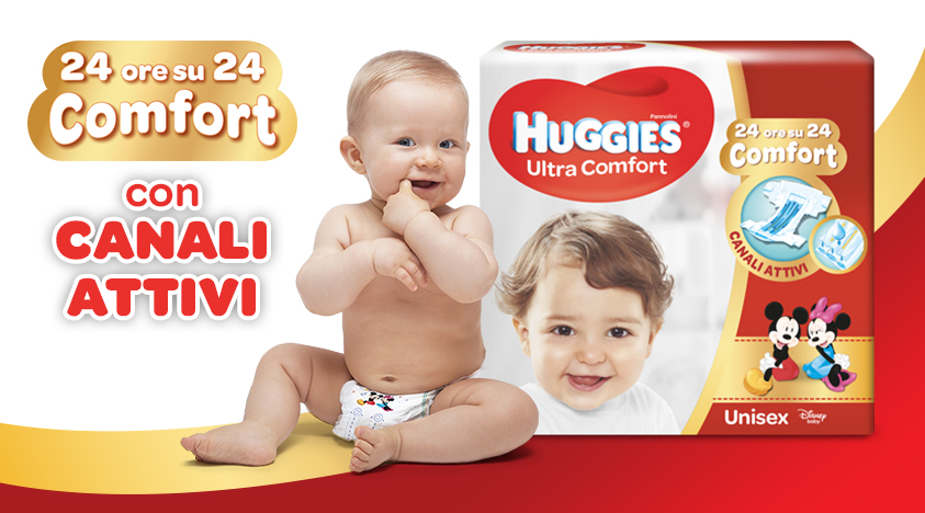 Pannolini Huggies Ultra Comfort - presentazione